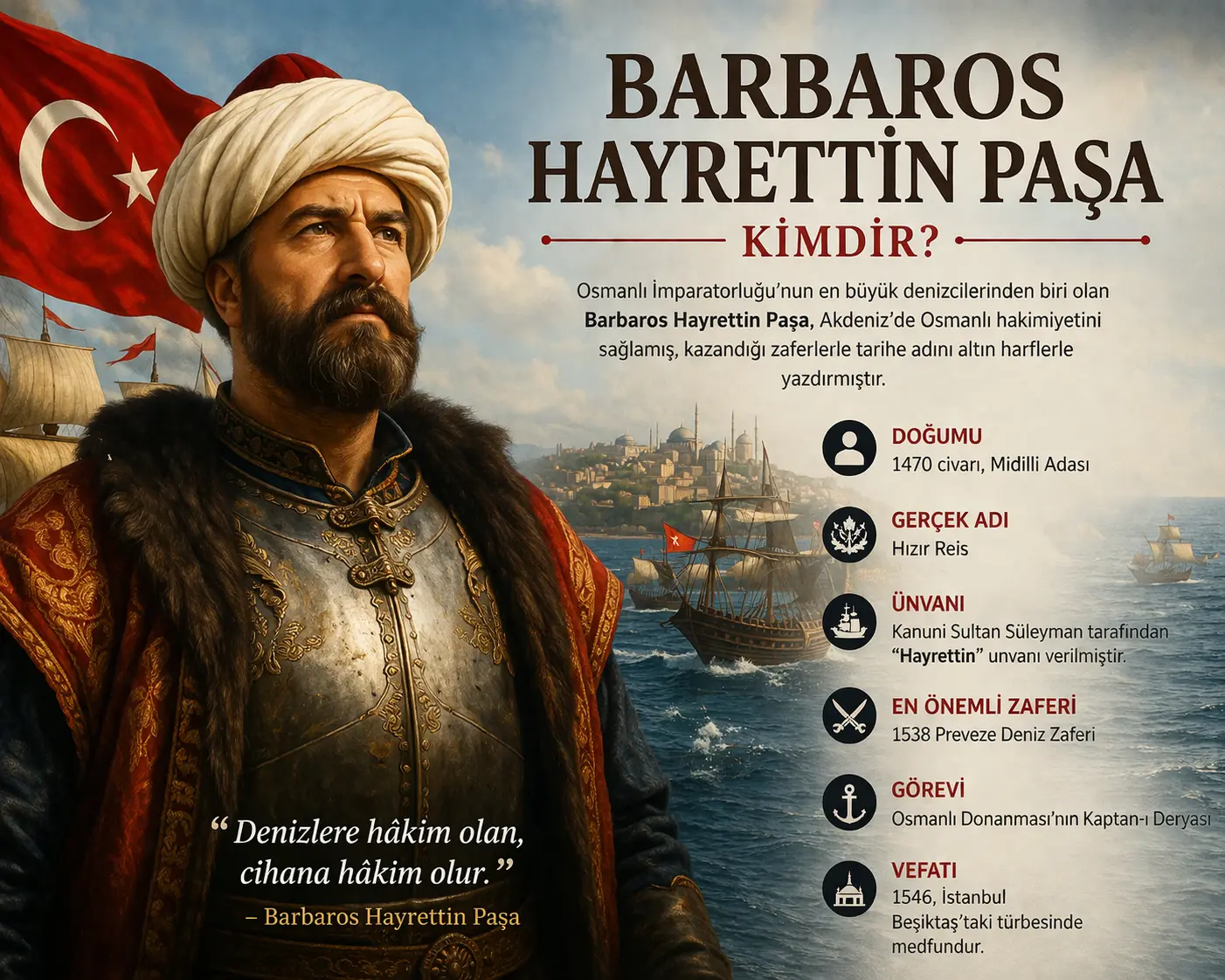 Barbaros Hayrettin Paşa Kimdir?
