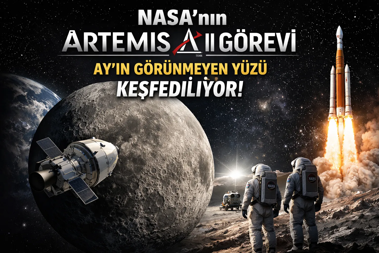 NASA’dan Tarihi Adım: Ay’ın Görünmeyen Yüzü İlk Kez Bu Kadar Yakından İnceleniyor
