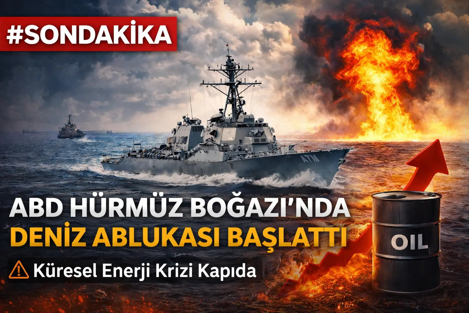 ABD Hürmüz Boğazı’nda Ablukayı Başlattı: Küresel Enerji Krizi Kapıda mı?
