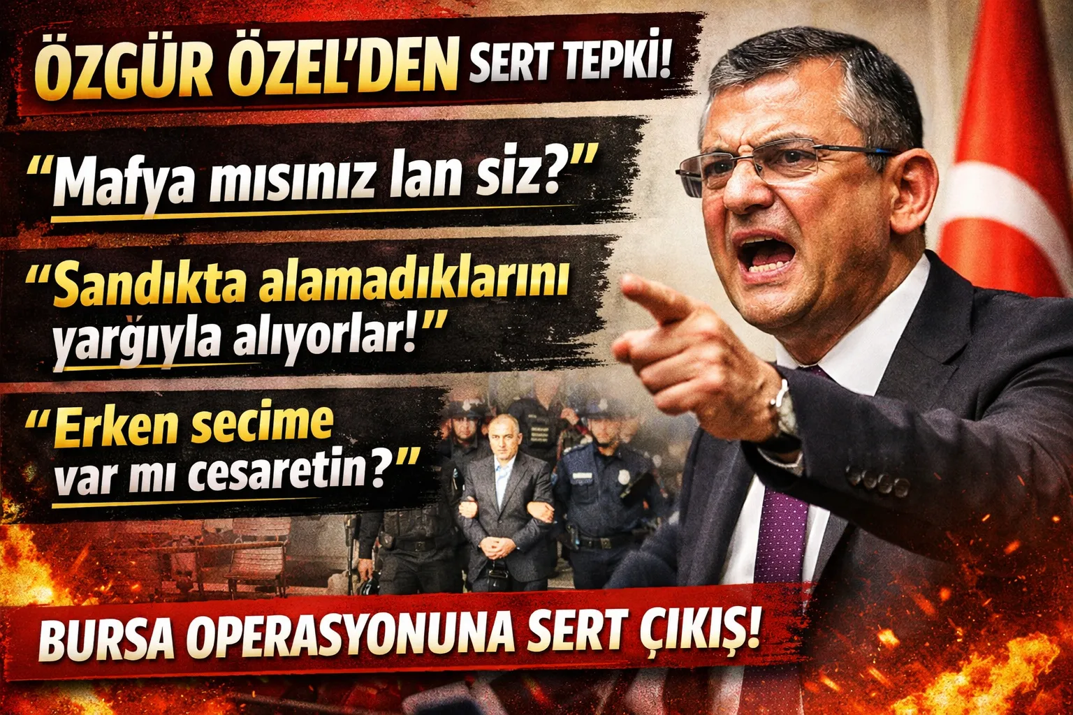 Özgür Özel’den Sert Mesajlar: “Türkiye Yeni Bir Dönemin Eşiğinde”