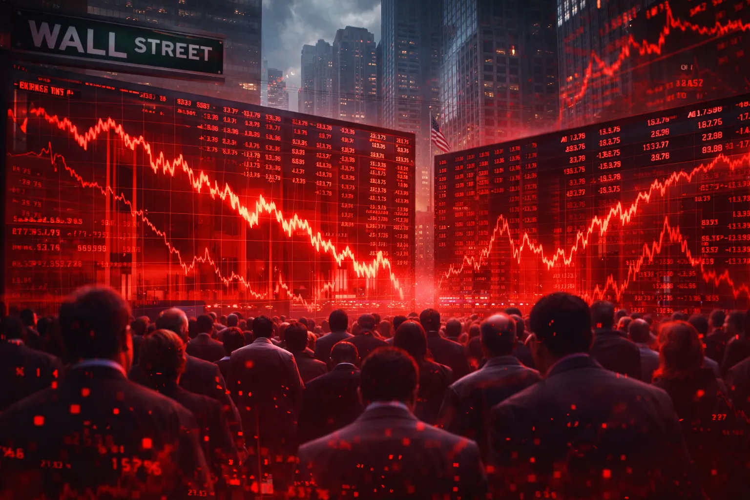 ABD Borsalarında 1 Trilyon Dolarlık Kayıp: Küresel Piyasalar Alarmda