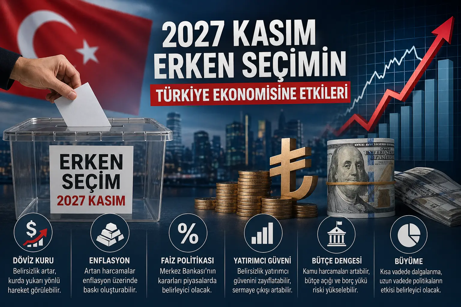Türkiye’de 2027 Kasım Erken Seçim Senaryosu: Ekonomiye Etkileri, Piyasa Tepkileri ve Olası Sonuçlar