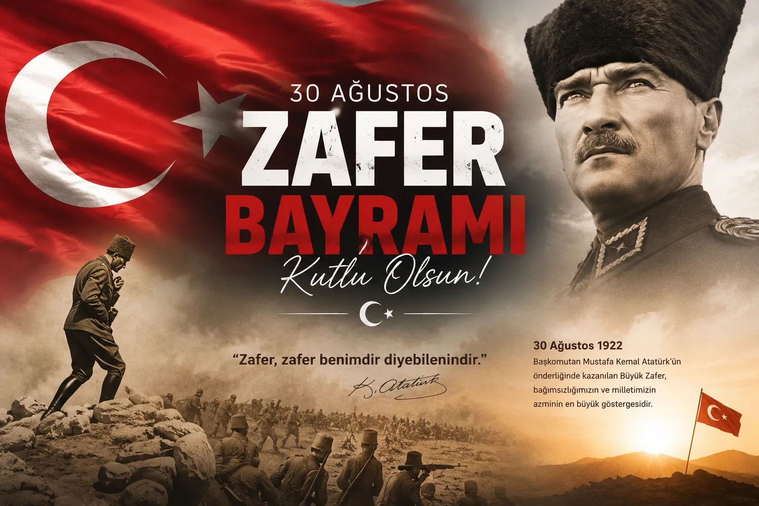 30 Ağustos Zafer Bayramı Neden Kutlanır? Atatürk ve Büyük Zafer'in Hikâyesi