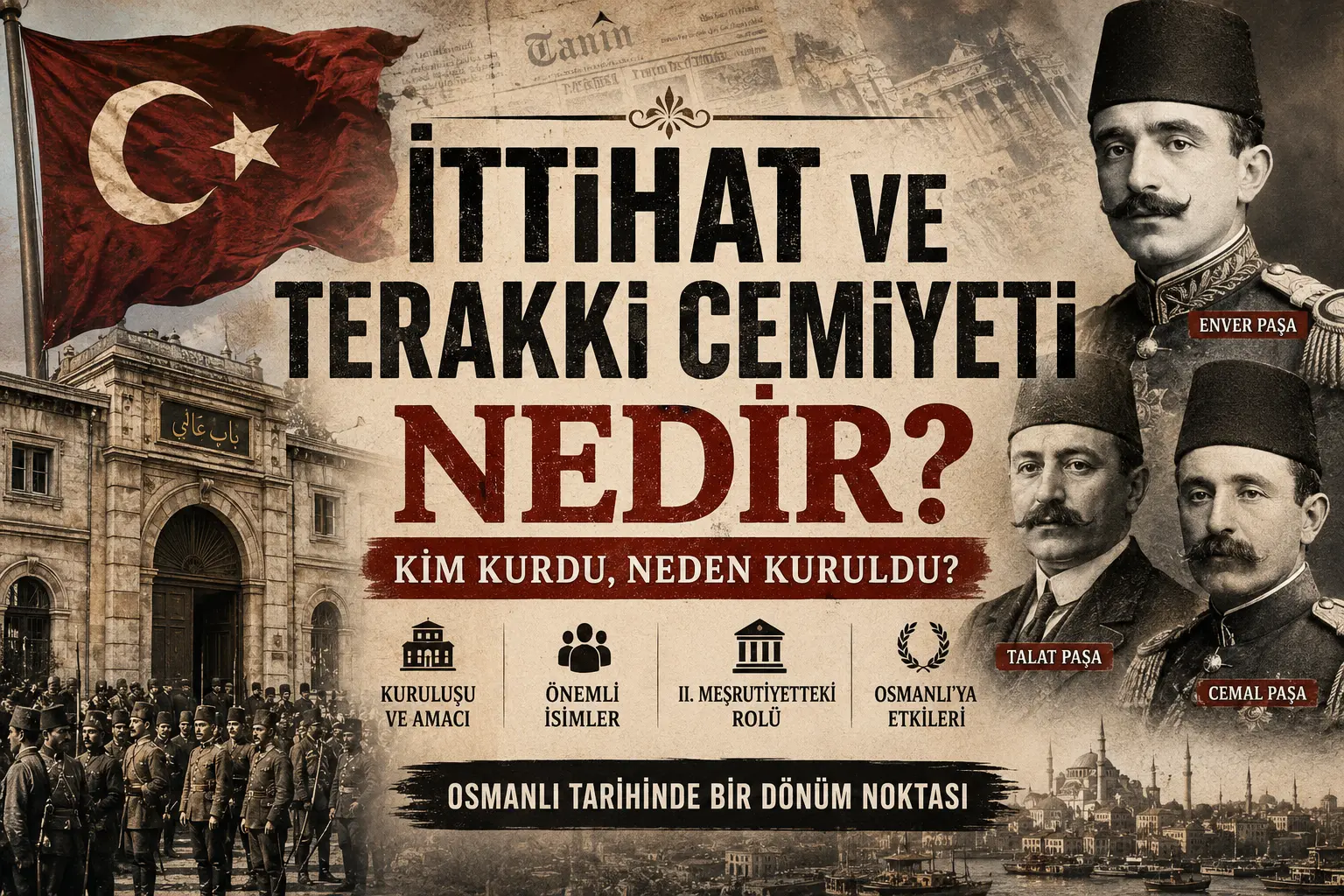 İttihat ve Terakki Cemiyeti Nedir? Kim Kurdu, Neden Kuruldu?
