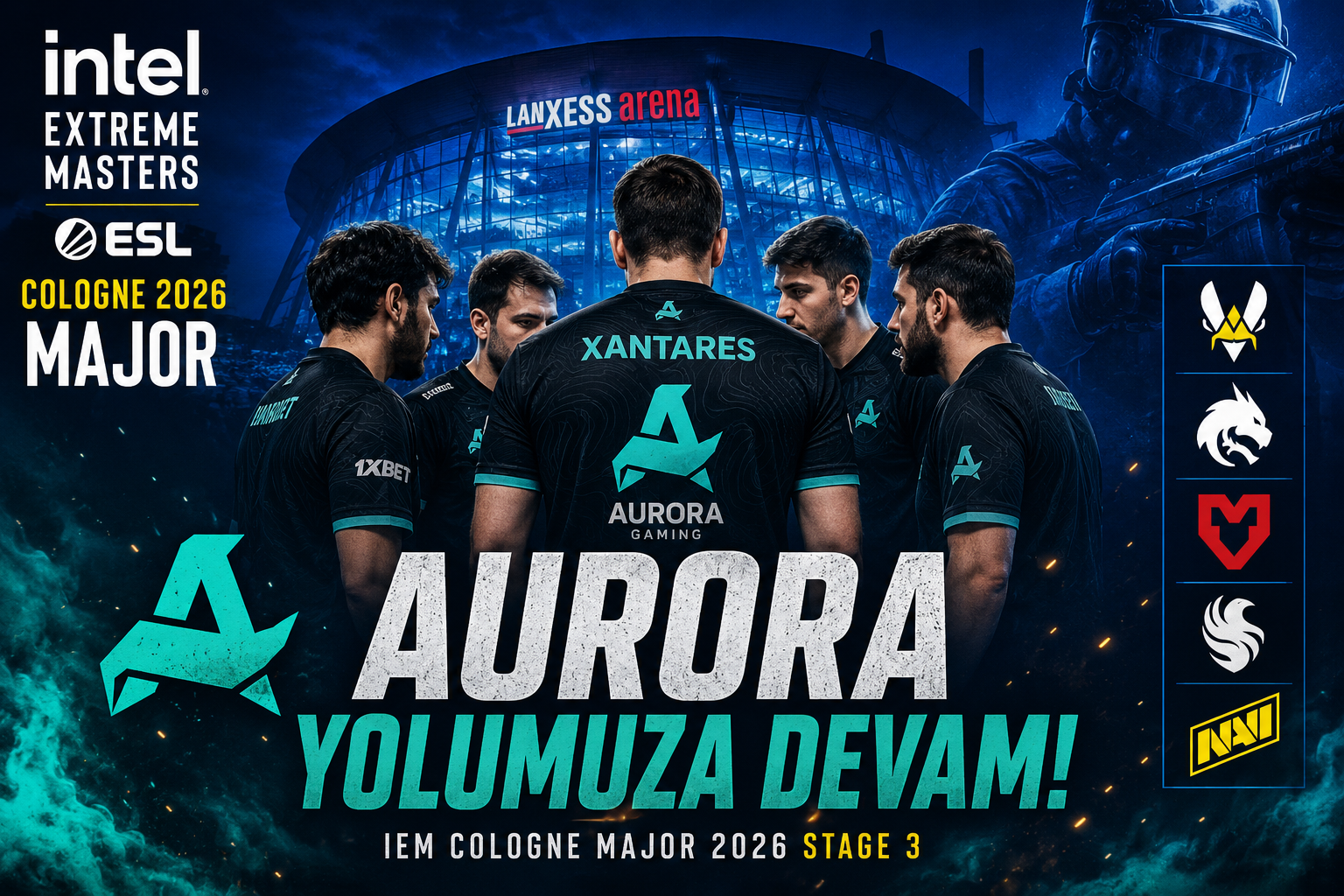 IEM Cologne Major 2026'da Gözler Aurora'nın Üzerinde