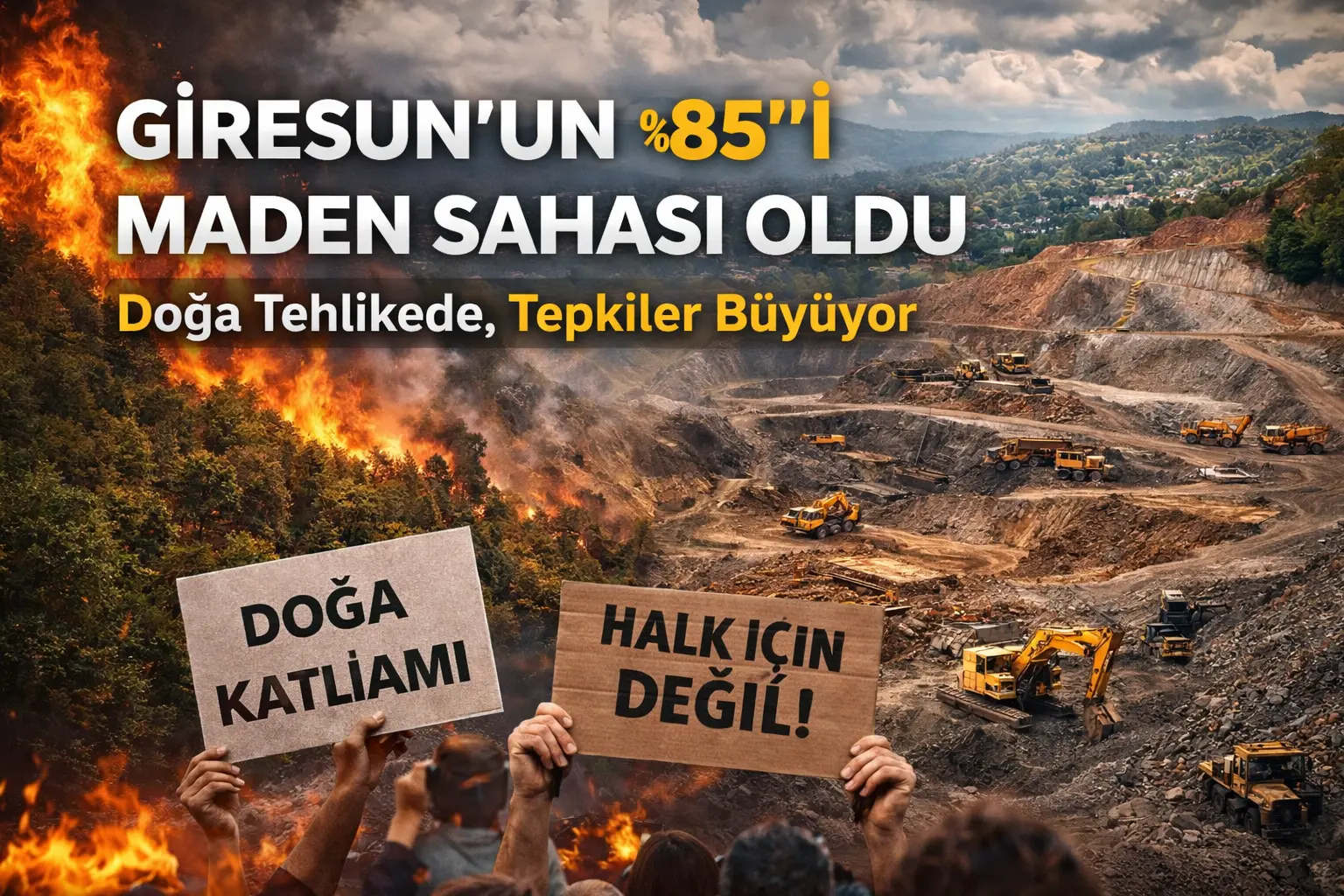 Giresun’da Büyük Tehlike: İlin %85’i Maden Sahası İlan Edildi