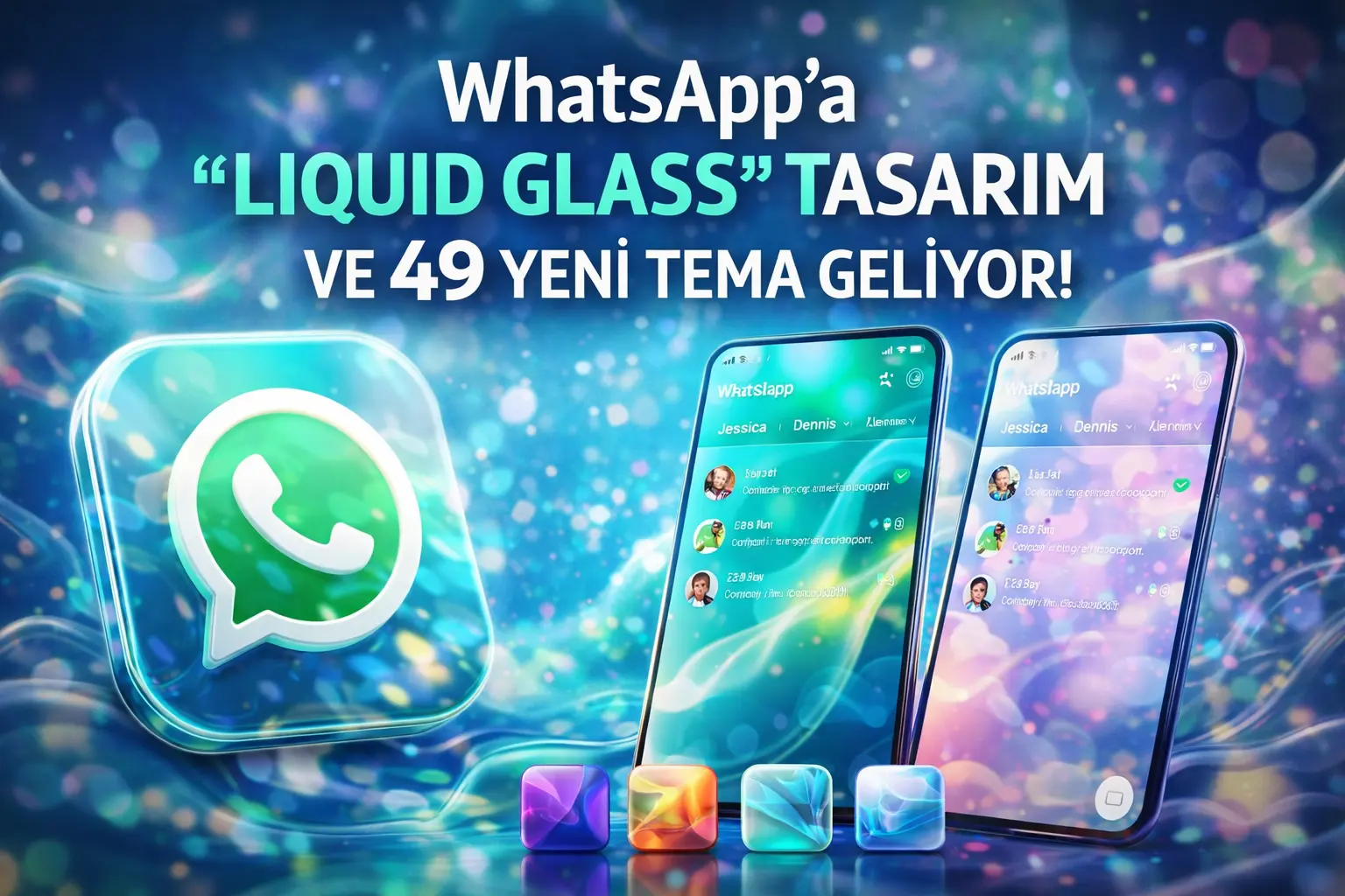 WhatsApp’a “Liquid Glass” Tasarım ve 49 Yeni Tema Geliyor!